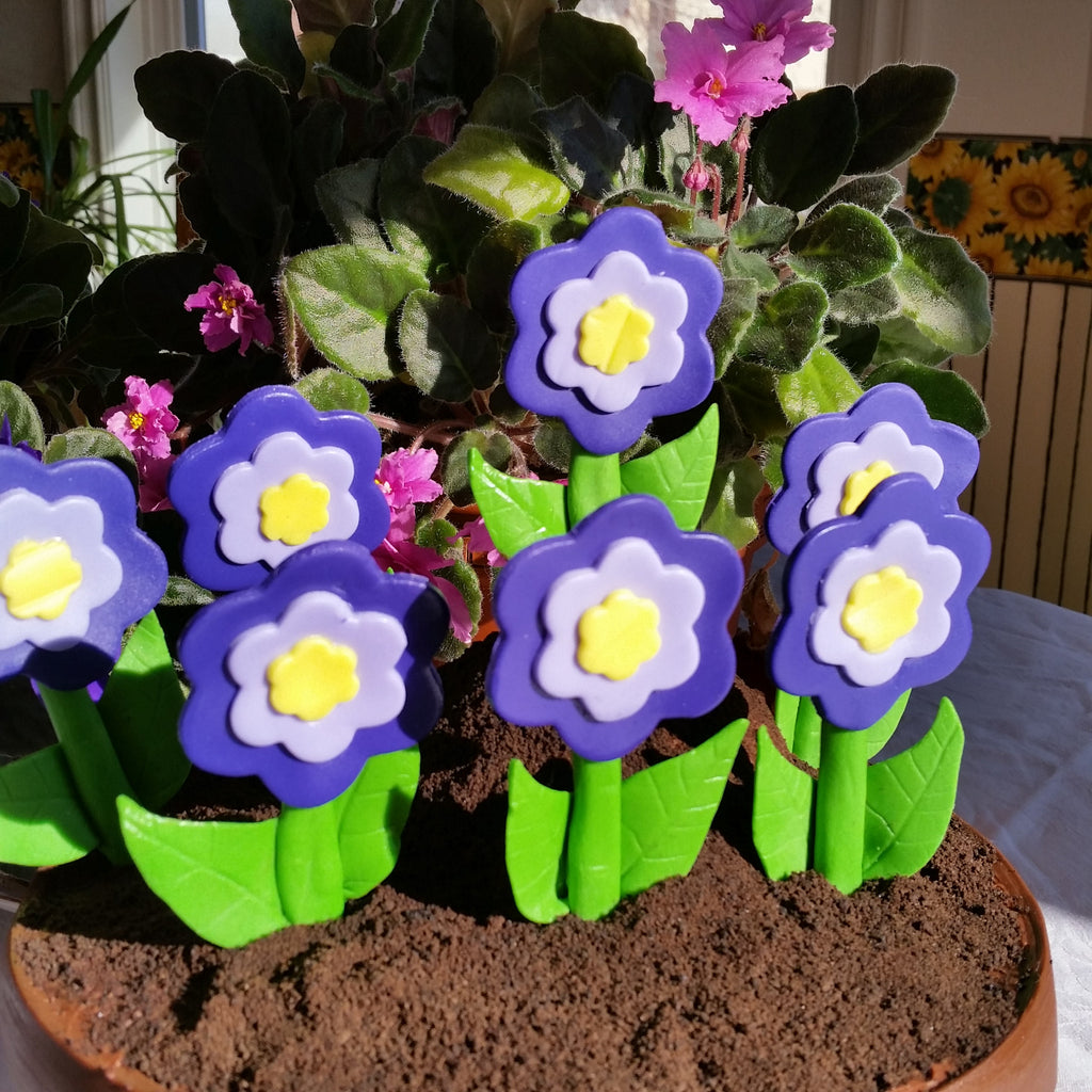 Flower Pot Birthday Cake