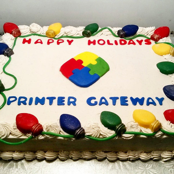 Corporate Holiday Cake