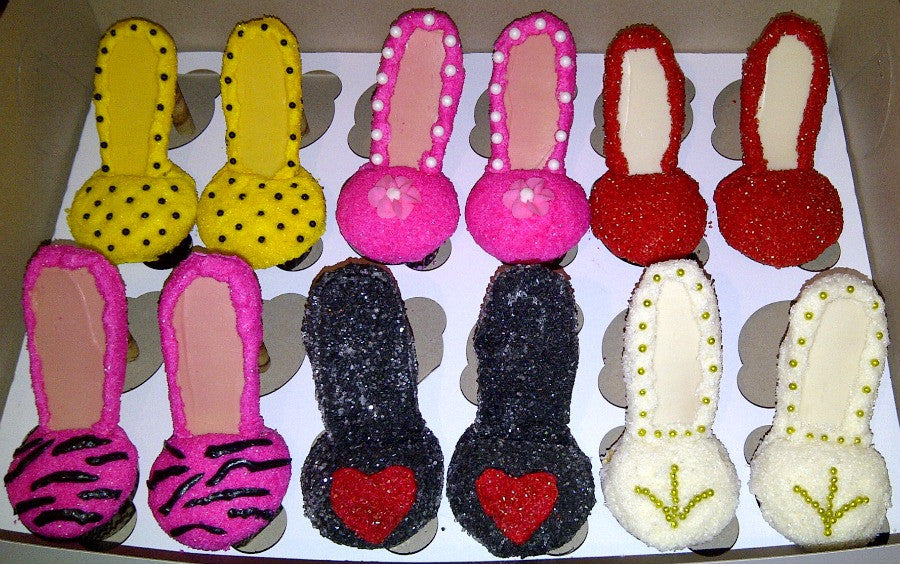High Heeled Cupcakes - $5.00/Cupcake. Minimum Order 1 Dozen
