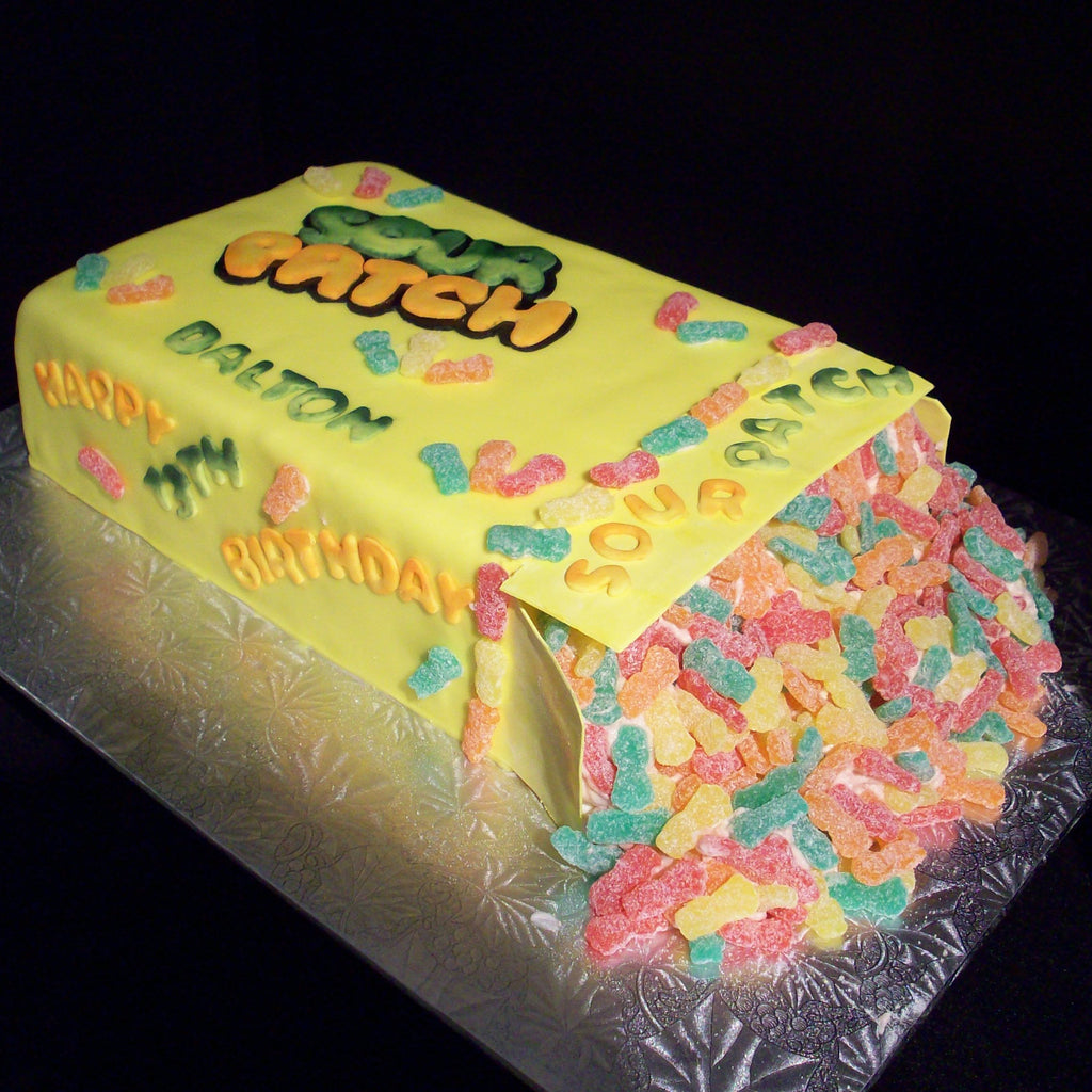 Sour Patch Birthday Cake