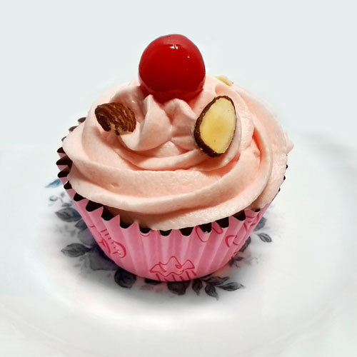Cherry Vanilla and Almond Cupcakes $2.50/Cupcake. Minimum Order 1 Dozen.